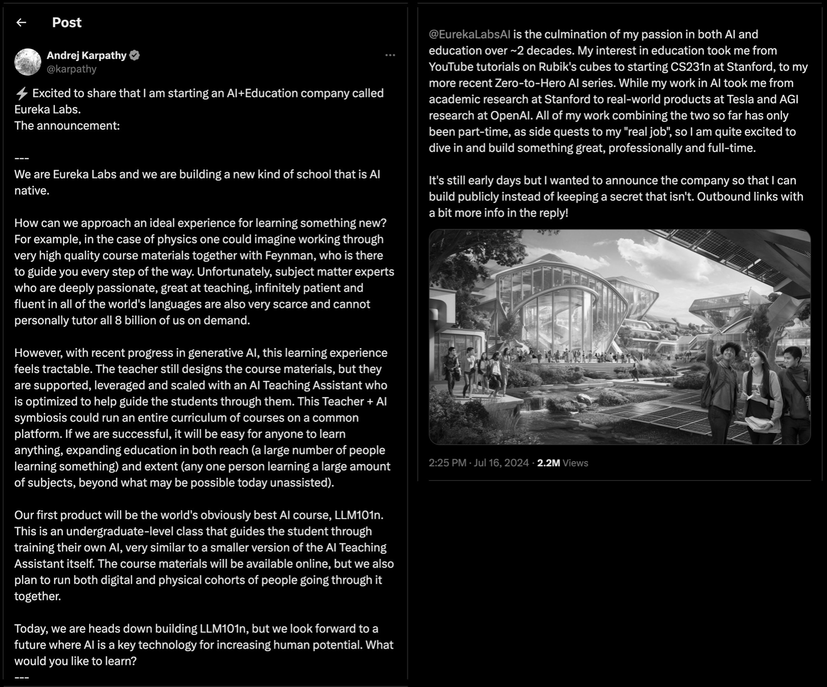 Tweet from Andrej Karpathy
